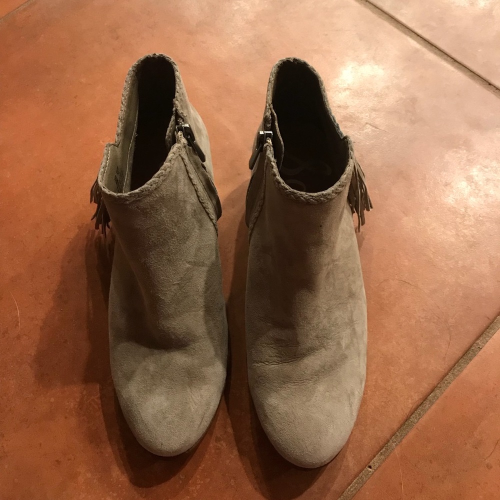 Sam Edelman fringe booties